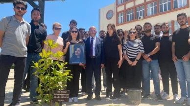 Aydın Adnan Menderes Üniversitesi'nde öğrencilerin anısı için fidan dikimi ve hayır etkinlikleri düzenlendi