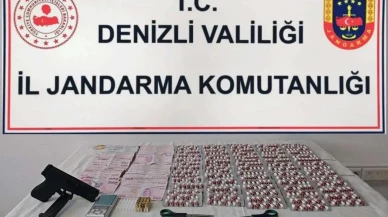 Denizli'de zehir tacirlerine büyük darbe! 3 kişi yakalandı, binlerce uyuşturucu hap ele geçirildi