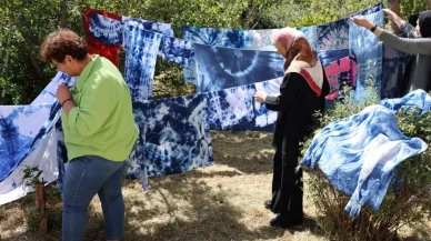 Doğal boyama teknikleri KO MEK kurslarında öğretildi