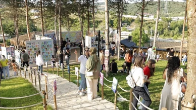 Bilnet Okulları sanat sergisinde minikler buluştu