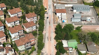 Alikahya Stadyum Tramvay Hattı çalışmaları sürüyor