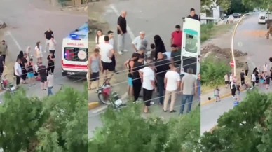 Başiskele'de motosiklet çocuğa çarptı
