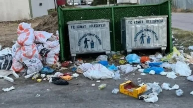 İzmit Belediyesi çöp konteynerlerine bilinçli saldırı var
