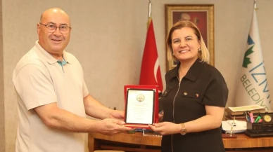 Fatma Başkan dernek yönetimini makamında ağırladı