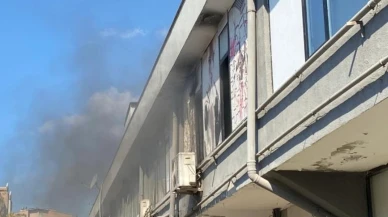 İzmit spor salonunda klima yangını çıktı