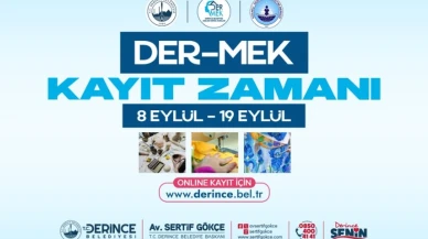 Derince mesleki kurs kayıtları başladı