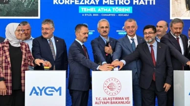 Körfezray metro projesinde ilk kazı başladı