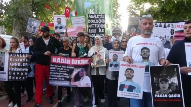 Kocaeli'de aileler evlatları için yürüdü