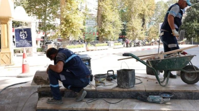 Kocaeli Fevziye Camii bahçesini yeniliyor