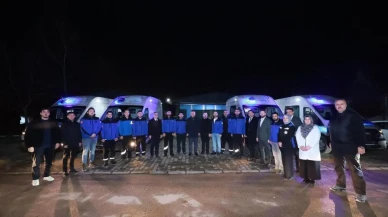 Başkan Büyükakın itfaiye ve sağlık çalışanlarını ziyaret etti