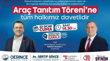 Derince Belediyesi yeni araçları tanıtacak