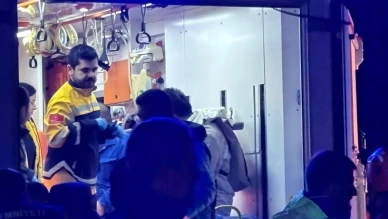 Yabancı gemide 25 personel karaya çıktı