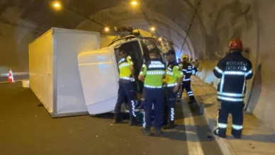 Kocaeli'de tünelde kaza 3 yaralı