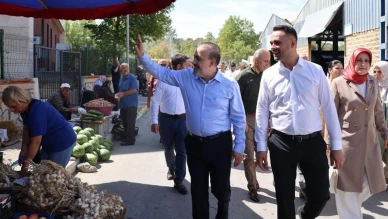 Başkan Talus Kandıra Pazarını gezdi