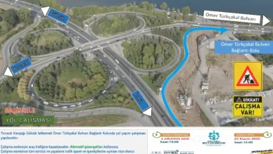 Yuvacık Kavşağı'nda trafik akışını rahatlatacak düzenleme