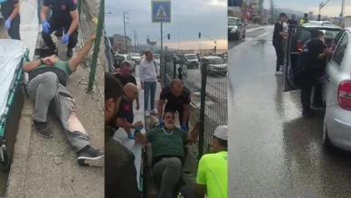 Derince’de trafik kazası 2 yaralı
