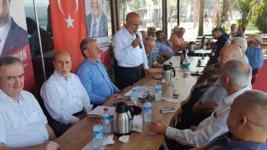 Saadet Partisi toplantısı açık havada yapıldı
