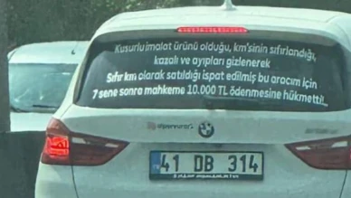 BMW'den intikamını ilginç yöntemle aldı