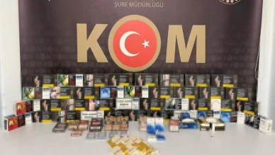 Kocaeli'de 6720 makaron ve sigara ele geçirildi
