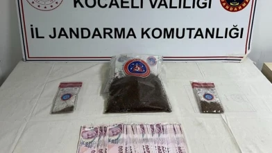 Kocaeli jandarması uyuşturucu operasyonunda 2 gözaltı