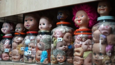 Kocaeli'de 5 bin oyuncak bebek kafası sergileniyor