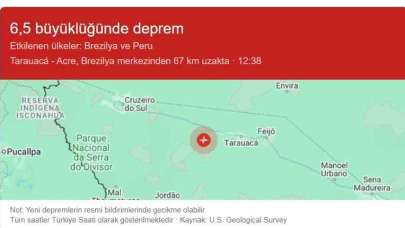 Brezilya'da 6.5 Büyüklüğünde Deprem Meydana Geldi