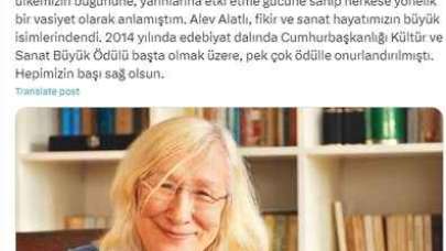 Son Dakika Alev Alatlı Yaşamını Yitirdi!
