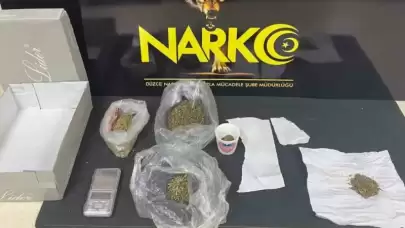 Düzce’de 65 gram uyuşturucu ele geçirildi, 1 kişi tutuklandı