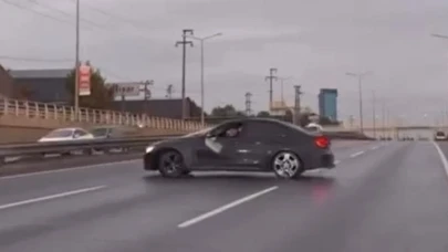 Kocaeli'de düğün konvoyunda drift yapan sürücüye ceza kesildi