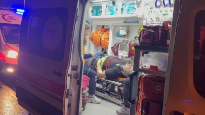 Kocaeli’de trafik kazası sürücü fırladı