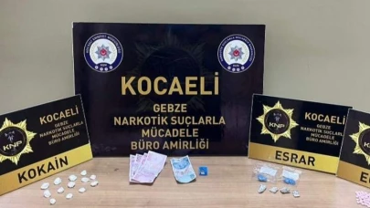 Gebze’de uyuşturucu operasyonu 2 tutuklandı