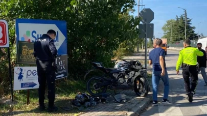 Kocaeli’de motosiklet sürücüsü ağır yaralandı