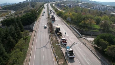 Kocaeli yollarında asfalt çalışması başladı