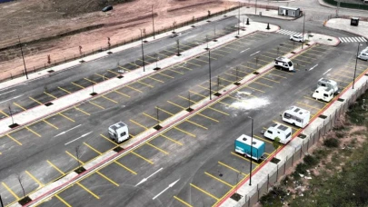 Kocaeli karavan parkı Kartepeye açıldı