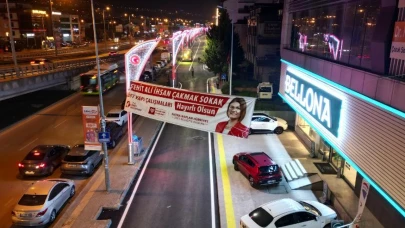 İzmit belediyesi sokak düzenlemesini tamamladı