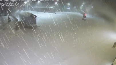 Kocaeli yüksek kesimlerinde kar yağışı başladı