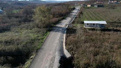 Kocaeli Eriklide yol çalışması tamamlandı