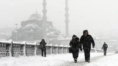 İstanbul'da kar alarmı: Soğuk hava dalgası kapıda