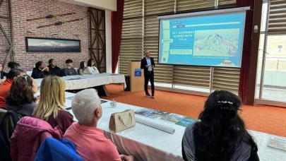 Erasmus öğrencileri ilk kez karla tanıştı: Erciyes'e hayran kaldılar