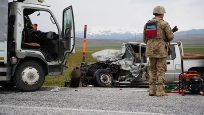 Erzurum’da jandarma bölgesinde bir ayda 17 trafik kazası