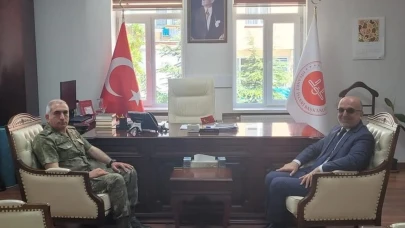 Tuğgeneral Fatih Dağlı'dan İl Müftüsü Lütfü İmamoğlu'na ziyaret: Kurumlar arası iş birliği masaya yatırıldı