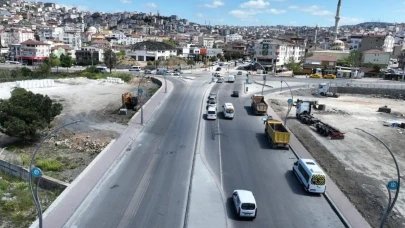 Kocaeli Büyükşehir Belediyesi'nden Ankara Caddesi'ne modern düzenleme