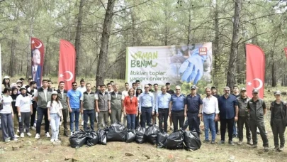 Köyceğiz'de 'Orman Benim' etkinliğiyle doğa temizlendi, gelecek için örnek oluyor!