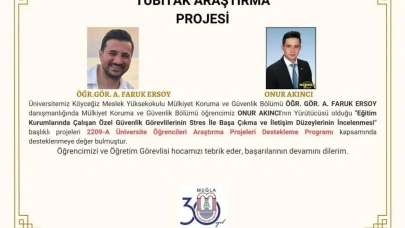 TÜBİTAK'tan büyük destek: Köyceğiz MYO öğrencisi Onur Akıncı'nın projelerine desteklenmeye değer bulundu
