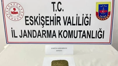 Eskişehir'de ilçeye uyuşturucu taşıyan 2 şüpheli yakalandı