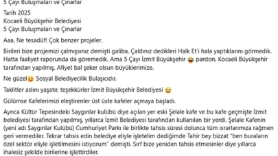 İzmit Belediye Başkanı Hürriyet'ten Büyükşehir Belediyesi'ne yönelik sert suçlamalar: Proje hırsızlığı iddiaları gündemde