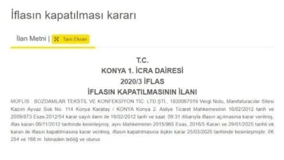 Bozdamlar Tekstil iflas etti! Sektördeki büyük kriz neyi tetikleyecek?