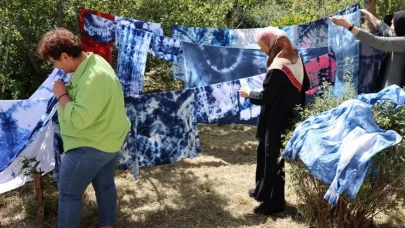 Doğal boyama teknikleri KO MEK kurslarında öğretildi