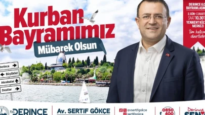 Derince Belediyesi bayramlaşma töreni için hazırlandı