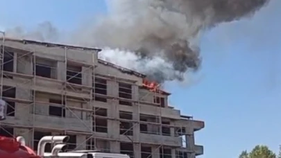 Başiskele’de çatı yangını söndürüldü